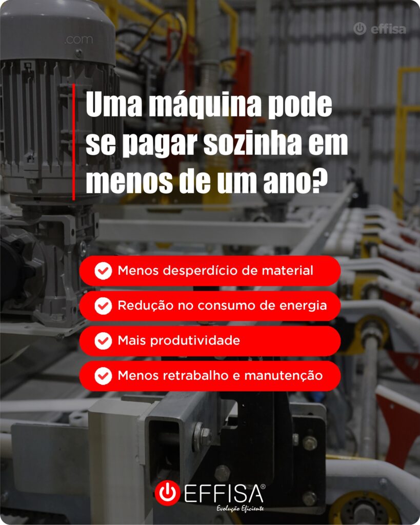 Você sabia que uma máquina pode se pagar sozinha em menos de um ano?